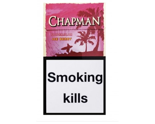 Сигареты Chapman Superslims Ice Berry (Чапман Суперслимс Ледяная Ягода)